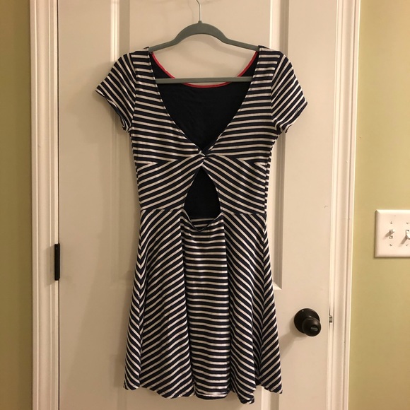 A&F Abercrombie Fitch stripe dress cotton soft - Picture 3 of 4